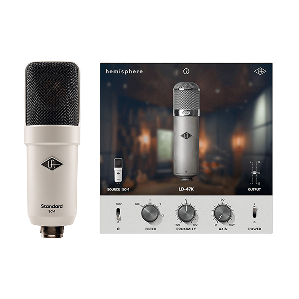 Universal Audio SC-1 Condenser Microphone with Hemisphere Modeling